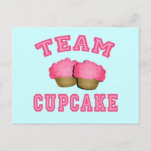 Team Cupcake-overhemden, -onderbroeken, -Mokken, - Briefkaart (Voorkant)
