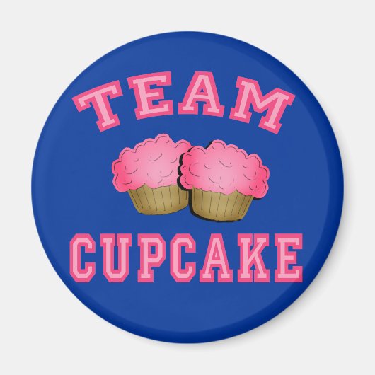 Team Cupcake-overhemden, -onderbroeken, -Mokken, - Magneet (Voorkant)