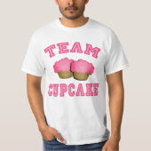 Team Cupcake-overhemden, -onderbroeken, -Mokken, - T-shirt (Voorkant)