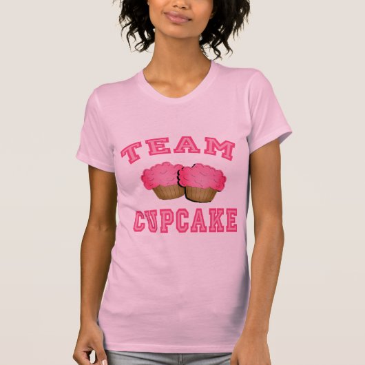 Team Cupcake-overhemden, -onderbroeken, -Mokken, - T-shirt (Voorkant)