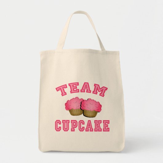 Team Cupcake-overhemden, -onderbroeken, -Mokken, - Tote Bag (Voorkant)