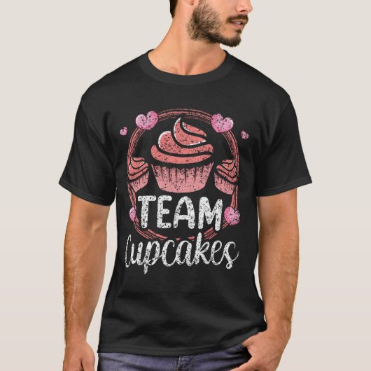 Team Cupcakes Cupcake Eten T-shirt (Voorkant)