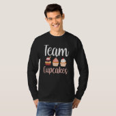 Team Cupcakes Schattig Eet Cupcake T-shirt (Voorkant volledig)