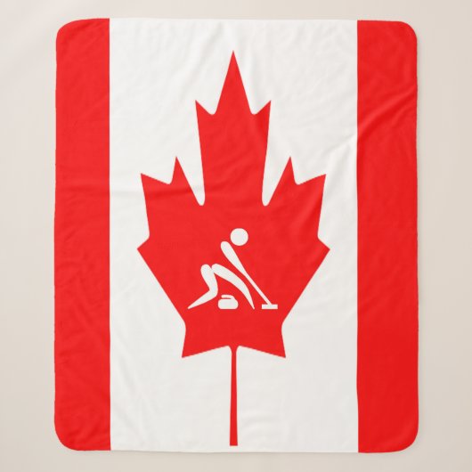 Team Curling Canada Sherpa Deken (Voorkant)
