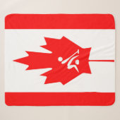 Team Curling Canada Sherpa Deken (Voorkant (horizontaal))