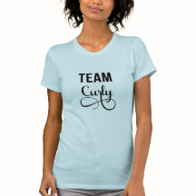 Team Curly Natuurlijke Haar Tee Shirt