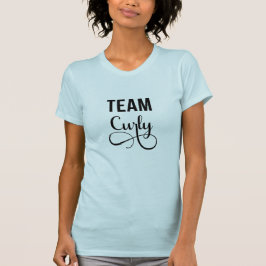 Team Curly Natuurlijke Haar Tee Shirt