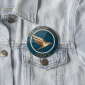 Team D – AF.RO Ascendancy Emblem | Elite Rising Ronde Button 7,6 Cm (In situ)