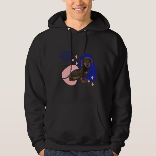 Team Dachshund Hoodie (Voorkant)