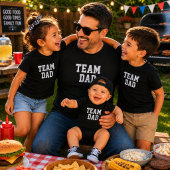 Team Dad bijpassende vadersdag cadeau voor kindere Romper