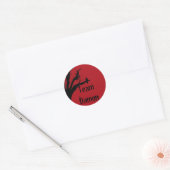 Team Damon Vengeful Crow Ronde Sticker (Envelop)