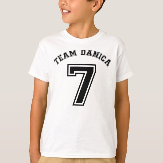 Team Danica T-shirt (Voorkant)