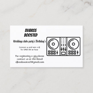 Team Daniel cards Visitekaartje