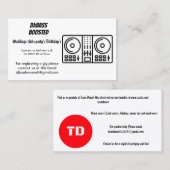 Team Daniel cards Visitekaartje (Voorkant / Achterkant)