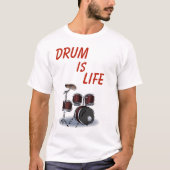 Team Daniel "Drum is Life" Mannen T-Shirt (Voorkant)