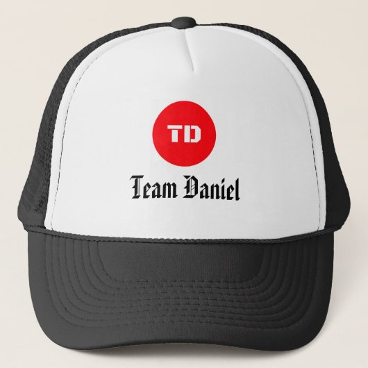Team Daniel Trucker Hat Trucker Pet (Voorkant)