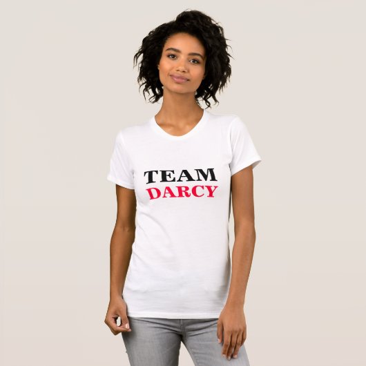 Team Darcy 2 kleuren T-shirt (Voorkant volledig)