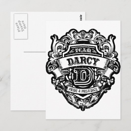 Team Darcy Briefkaart (Voorkant / Achterkant)
