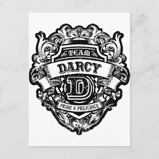 Team Darcy Briefkaart (Voorkant)