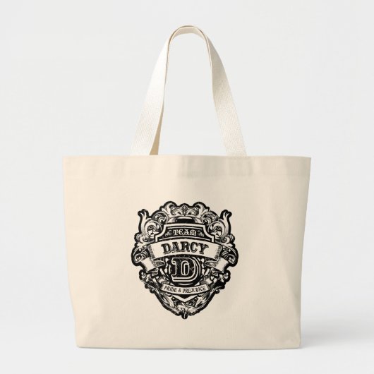 Team Darcy Grote Tote Bag (Voorkant)