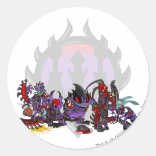 Team Darigan Citadel Group Ronde Sticker