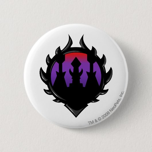 Team Darigan Citadel Logo Ronde Button 5,7 Cm (Voorkant)