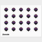 Team Darigan Citadel Logo Ronde Sticker (Vel)