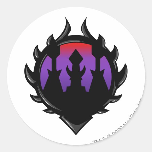 Team Darigan Citadel Logo Ronde Sticker (Voorkant)