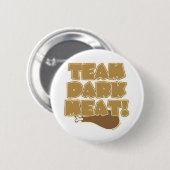 Team Dark Vat Funny Thanksgiving Logo Ronde Button 5,7 Cm (Voorkant /achterkant)