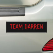 TEAM DARREN BUMPERSTICKER (Op auto)