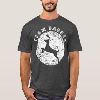 Team Dasher, Funny Cute Reindeer Kinder Kerstmis G T-shirt