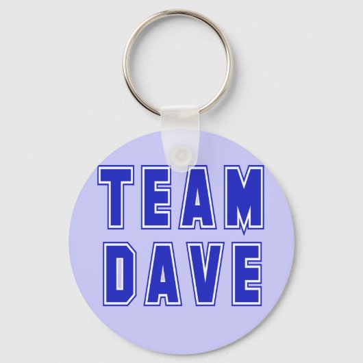 Team Dave T shirten en Producten Sleutelhanger (Voorkant)