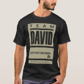 Team David Lifetime Lid T-shirt (Voorkant)