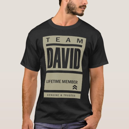 Team David Lifetime Lid T-shirt (Voorkant)