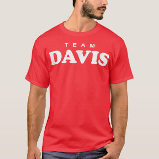 Team Davis Personalized Surname Bride Groom Family T-shirt