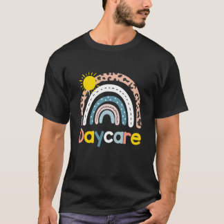 Team Daycare Squad Back to School Rainbow Kinder T T-shirt