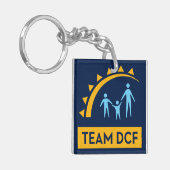 Team DCF Acrylische Sleutelhanger (Voorkant Links)
