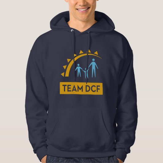 Team DCF Mannen Hoodie (Voorkant)
