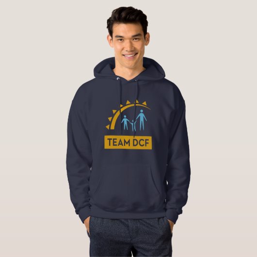 Team DCF Mannen Hoodie (Voorkant volledig)