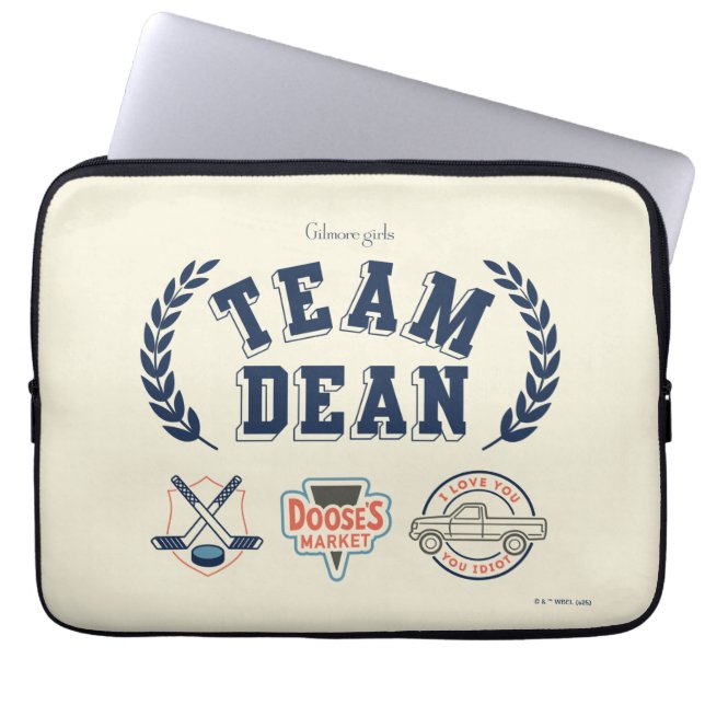 Team Dean Gilmore Girls Design Laptop Sleeve (Voorkant)