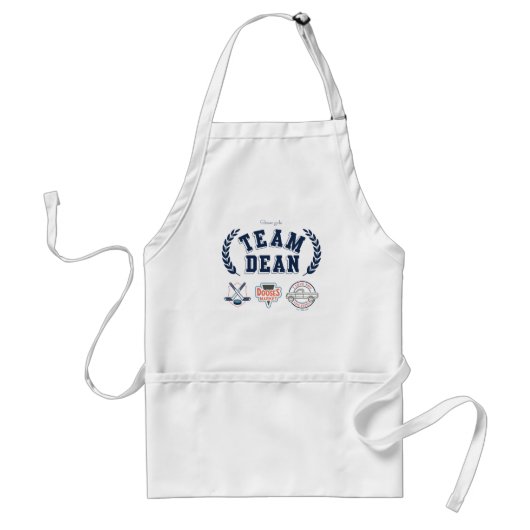 Team Dean Gilmore Girls Design Standaard Schort (Voorkant)