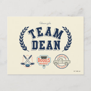 Team Dean Gilmore Girls-ontwerp Briefkaart