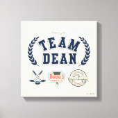 Team Dean Gilmore Girls-ontwerp Canvas Afdruk (Voorkant)