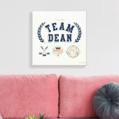 Team Dean Gilmore Girls-ontwerp Canvas Afdruk (Insitu (Woonkamer))