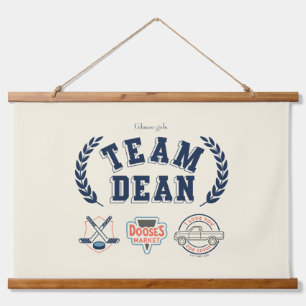 Team Dean Gilmore Girls-ontwerp Hangend Wandkleed
