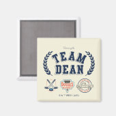 Team Dean Gilmore Girls-ontwerp Magneet (Voorkant / Achterkant)