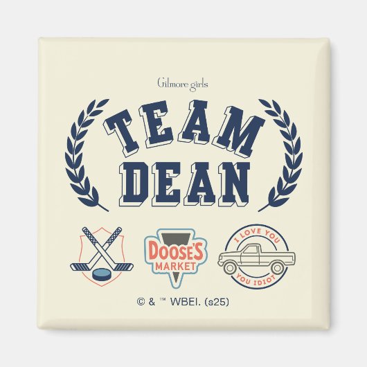 Team Dean Gilmore Girls-ontwerp Magneet (Voorkant)