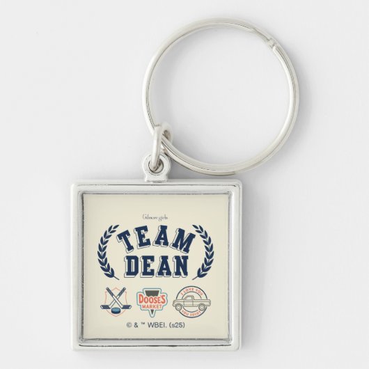 Team Dean Gilmore Girls-ontwerp Sleutelhanger (Voorkant)