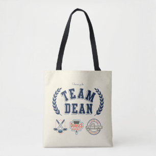 Team Dean Gilmore Girls-ontwerp Tote Bag