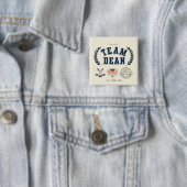 Team Dean Gilmore Girls-ontwerp Vierkante Button 5,1 Cm (In situ)
